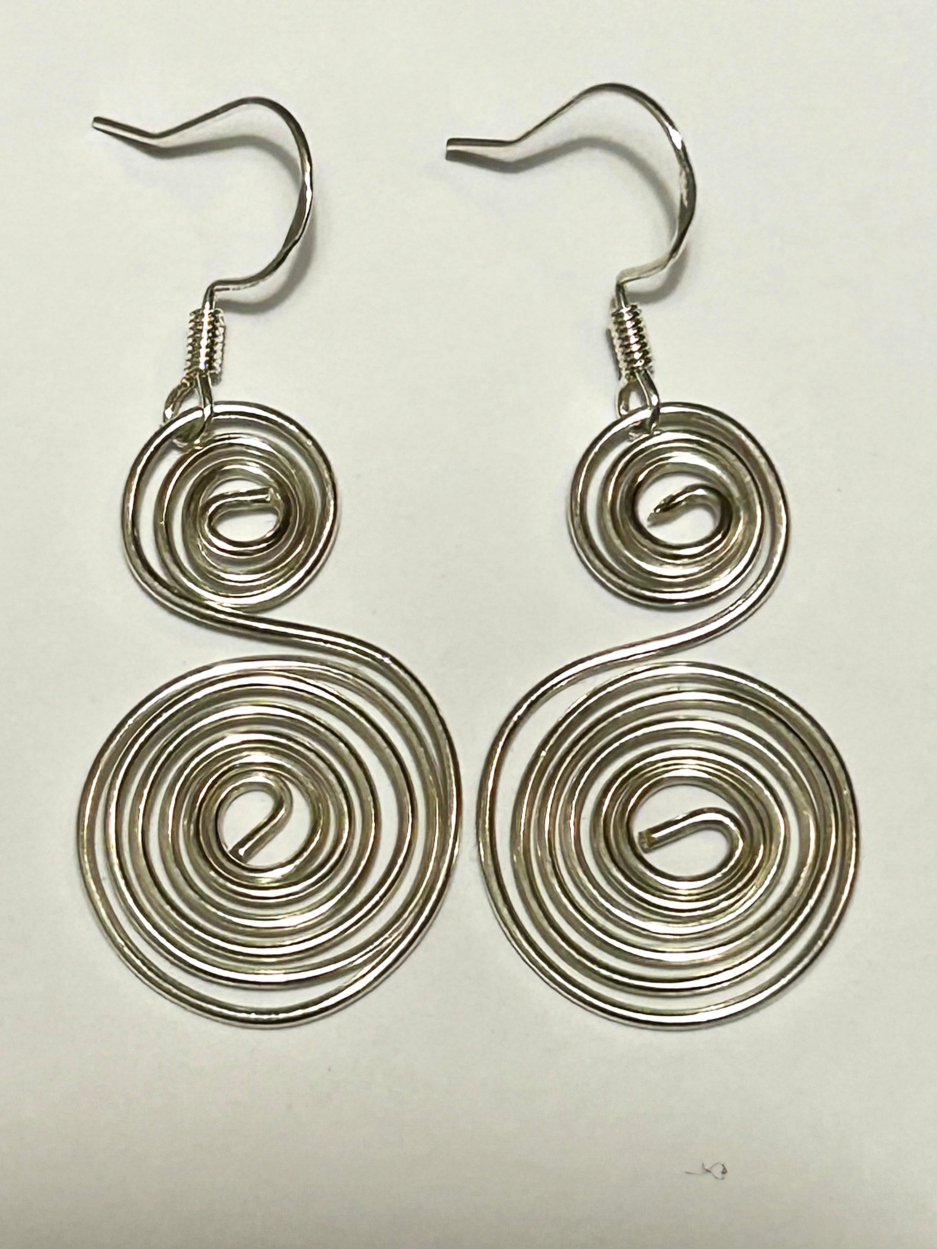 Swirl earrings