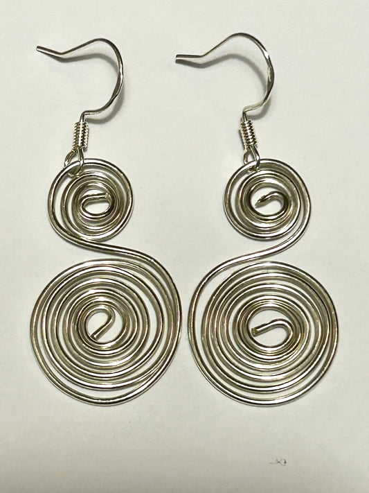 Swirl earrings